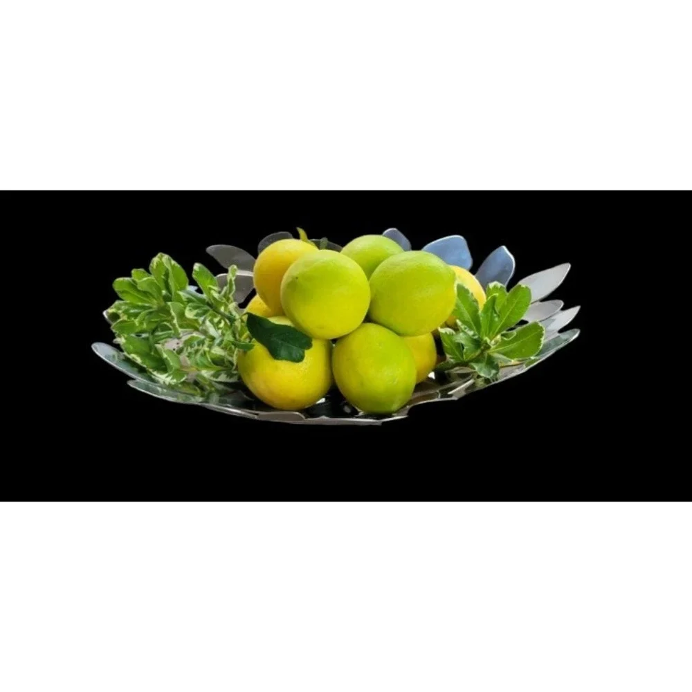 IKEA 'Flower Power' Stainless Fruit Bowl by Monica Mulder